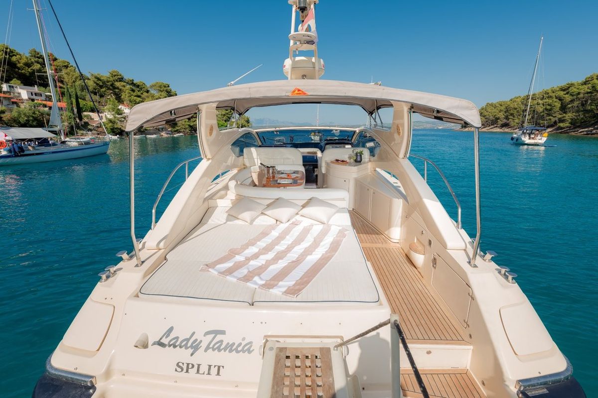 Deck of Lady Tania, a Dalla Pieta Yachts Dalla Pieta 48 yacht at Split, Croatia