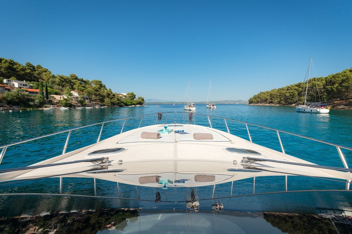 Deck of Lady Tania, a Dalla Pieta Yachts Dalla Pieta 48 yacht at Split, Croatia