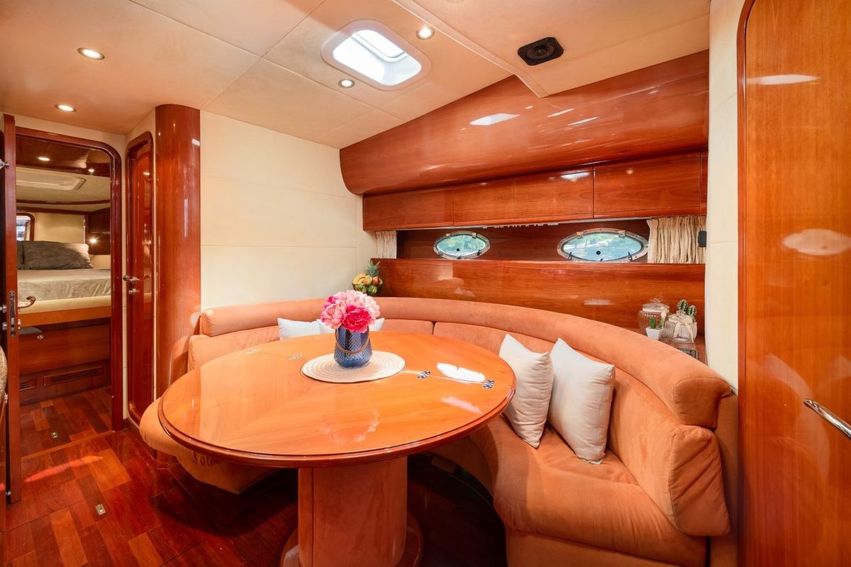 Salon of Lady Tania, a Dalla Pieta Yachts Dalla Pieta 48 yacht at Split, Croatia