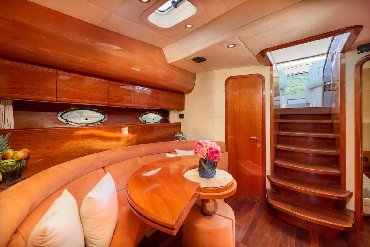 Salon of Lady Tania, a Dalla Pieta Yachts Dalla Pieta 48 yacht at Split, Croatia