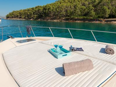 Deck of Lady Tania, a Dalla Pieta Yachts Dalla Pieta 48 yacht at Split, Croatia