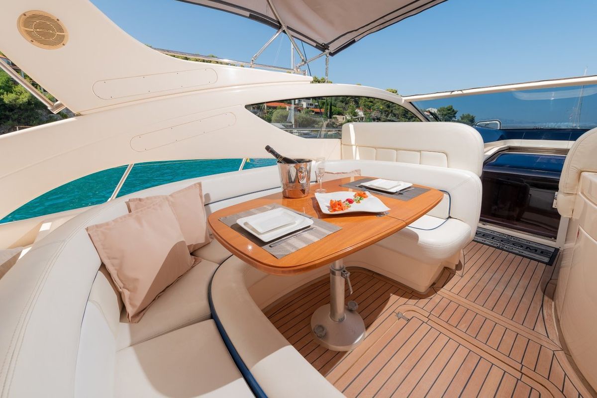 Deck of Lady Tania, a Dalla Pieta Yachts Dalla Pieta 48 yacht at Split, Croatia