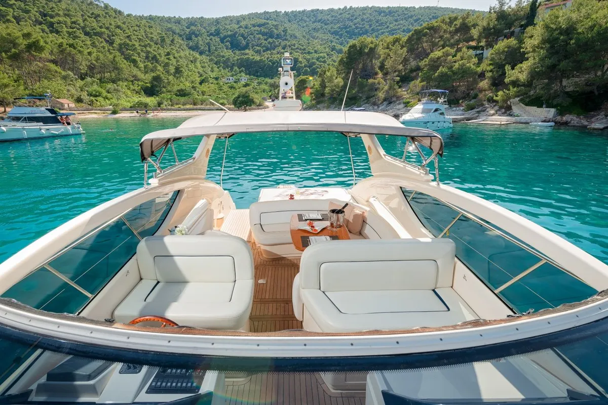 Deck of Lady Tania, a Dalla Pieta Yachts Dalla Pieta 48 yacht at Split, Croatia