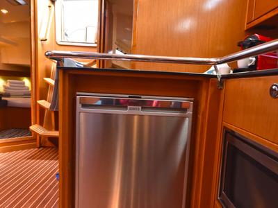 Galley of Nouvelle Vague, a Bavaria Cruiser 45 sailboat at Volos Municipality, Greece