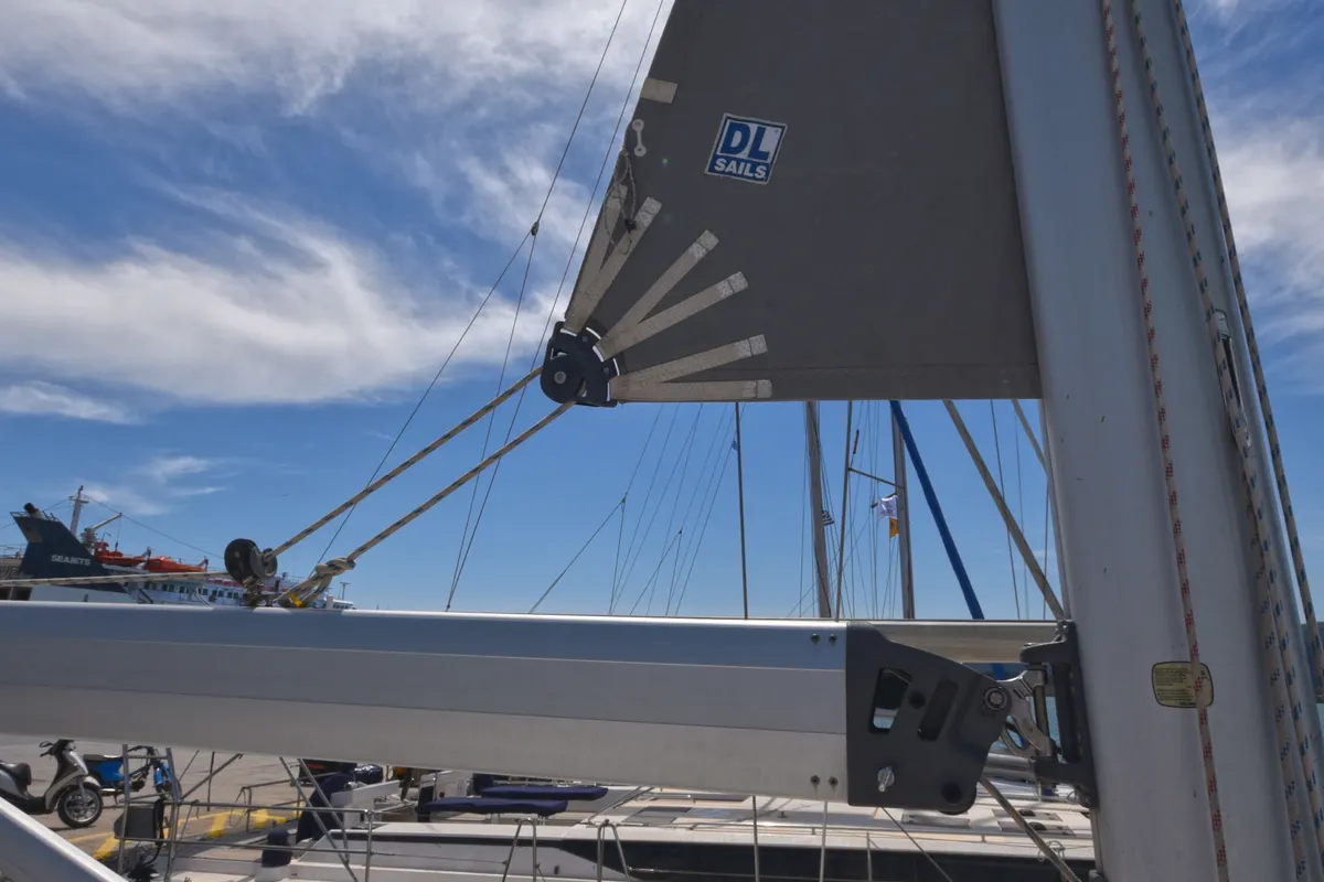 Nouvelle Vague, a Bavaria Cruiser 45 sailboat at Volos Municipality, Greece