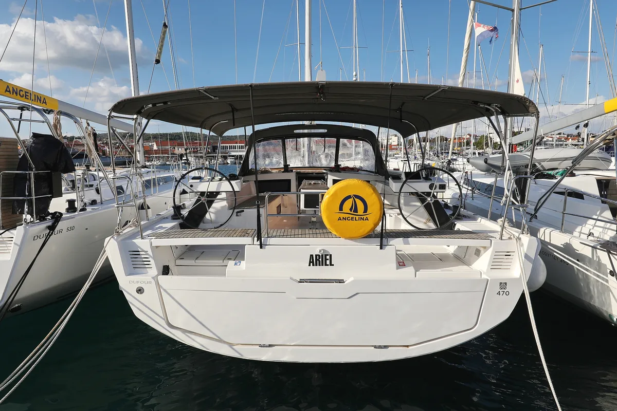 Ariel, a Dufour 470 sailboat at Općina Medulin, Croatia