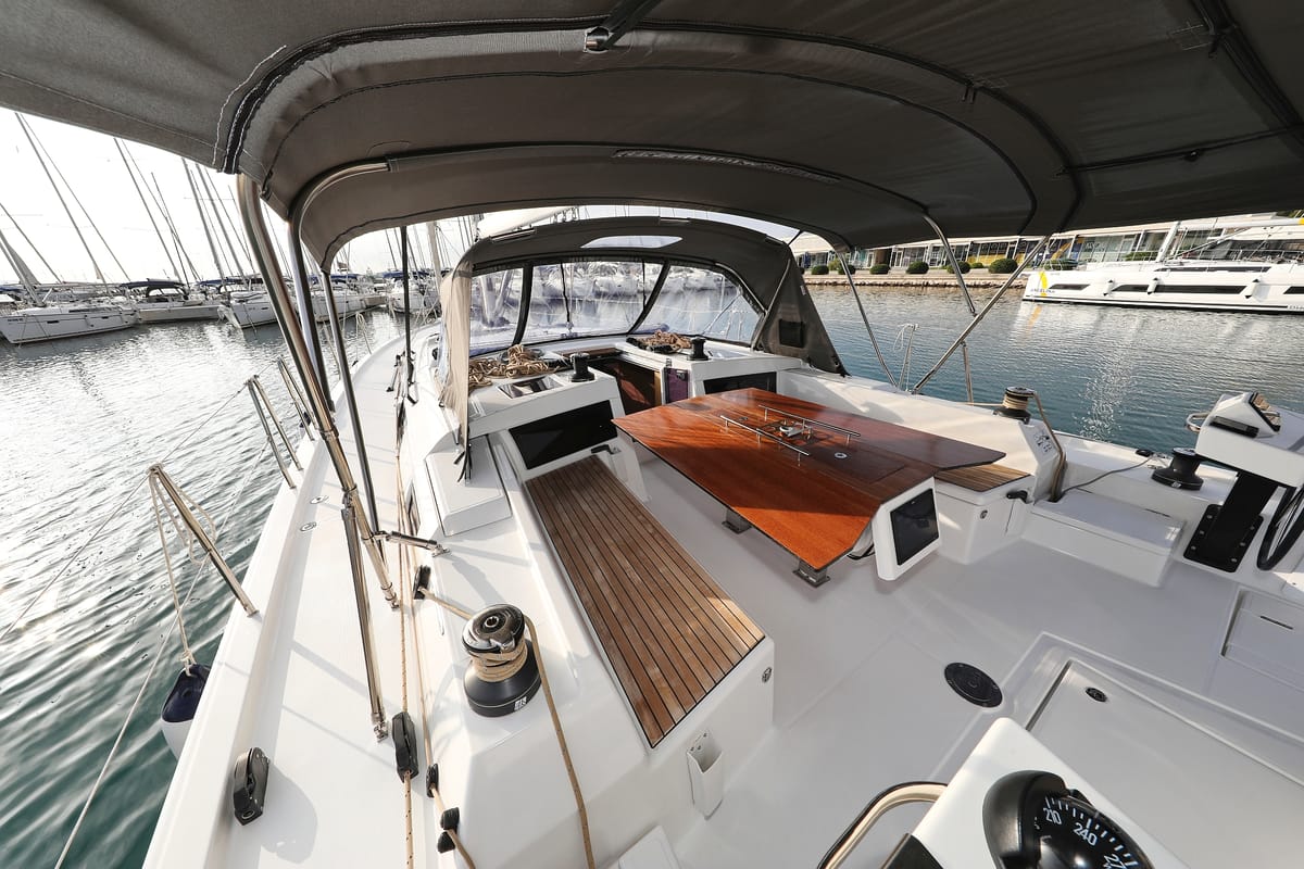 Ariel, a Dufour 470 sailboat at Općina Medulin, Croatia