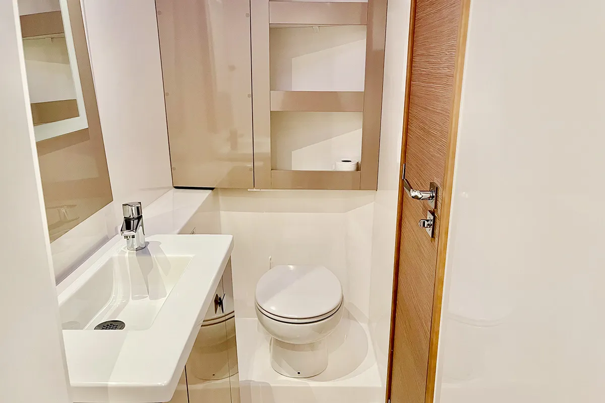 Barnacle, a Fountaine Pajot Isla 40 catamaran at Seychelles, Eden Island Marina, Seychelles