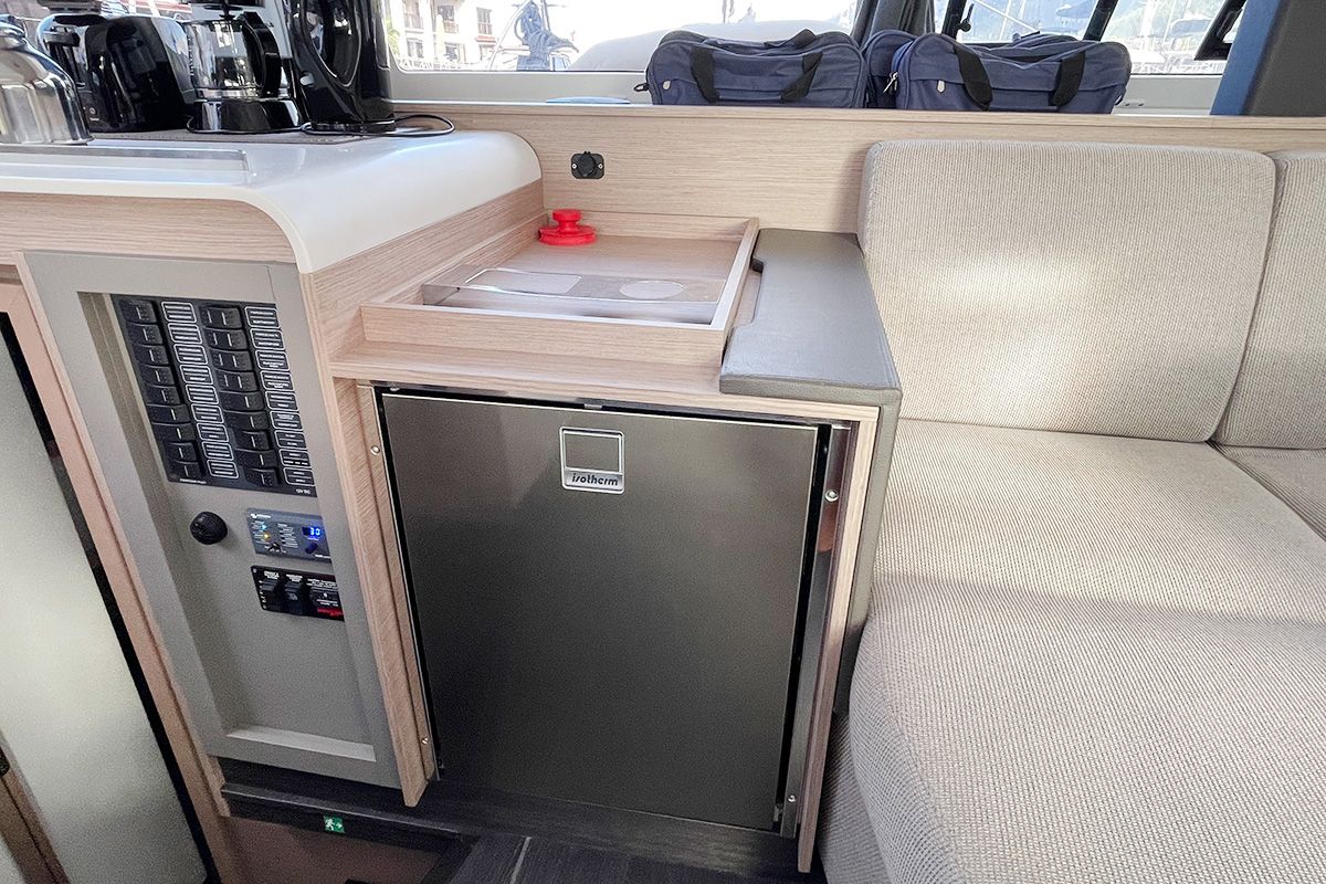 Barnacle, a Fountaine Pajot Isla 40 catamaran at Seychelles, Eden Island Marina, Seychelles