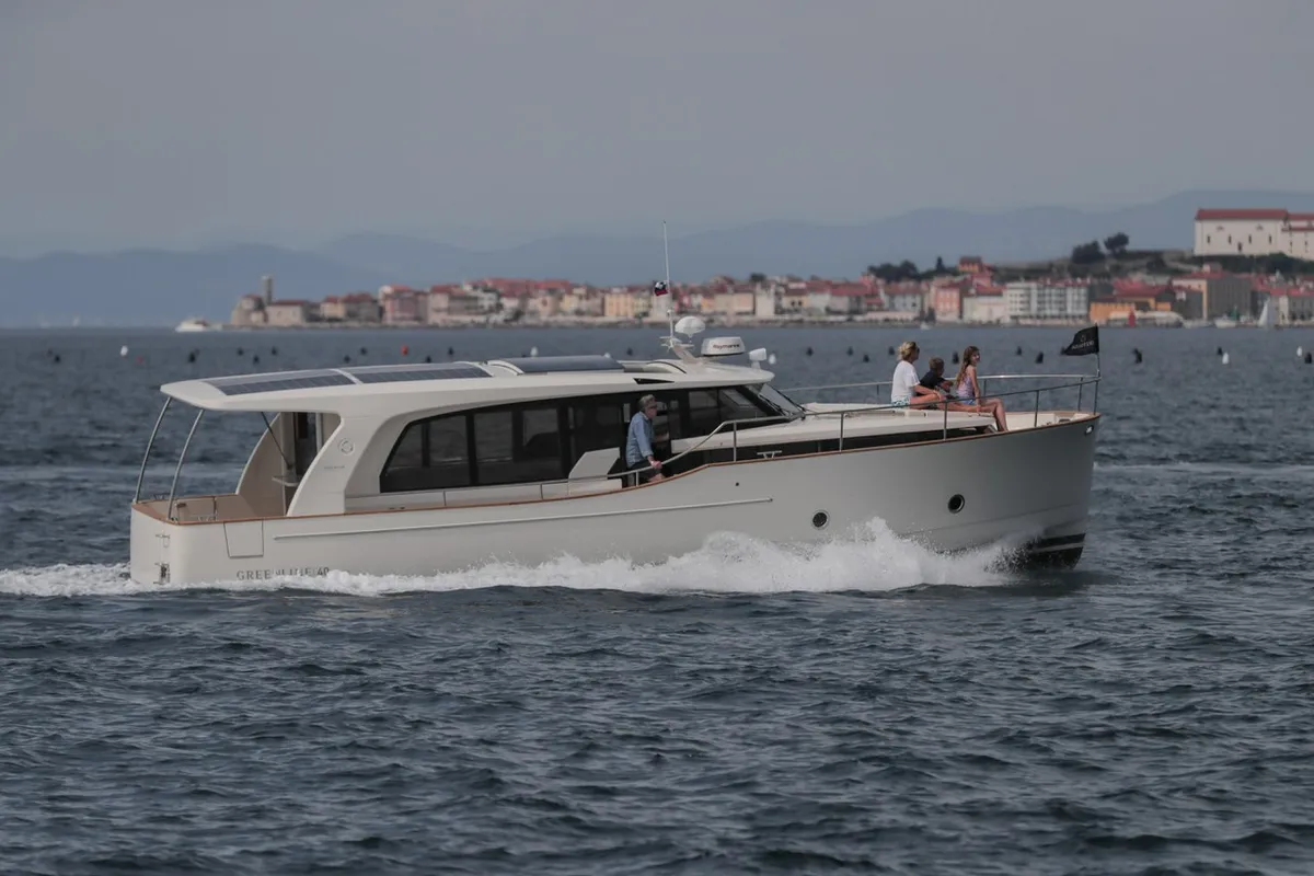 Exterior view of Citadel, a Greenline 40 yacht at Grad Pula, Croatia