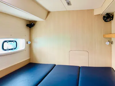 Cabin on Iris, a Catlante catamarans Catlante 600 catamaran at Eden Island Marina, Seychelles