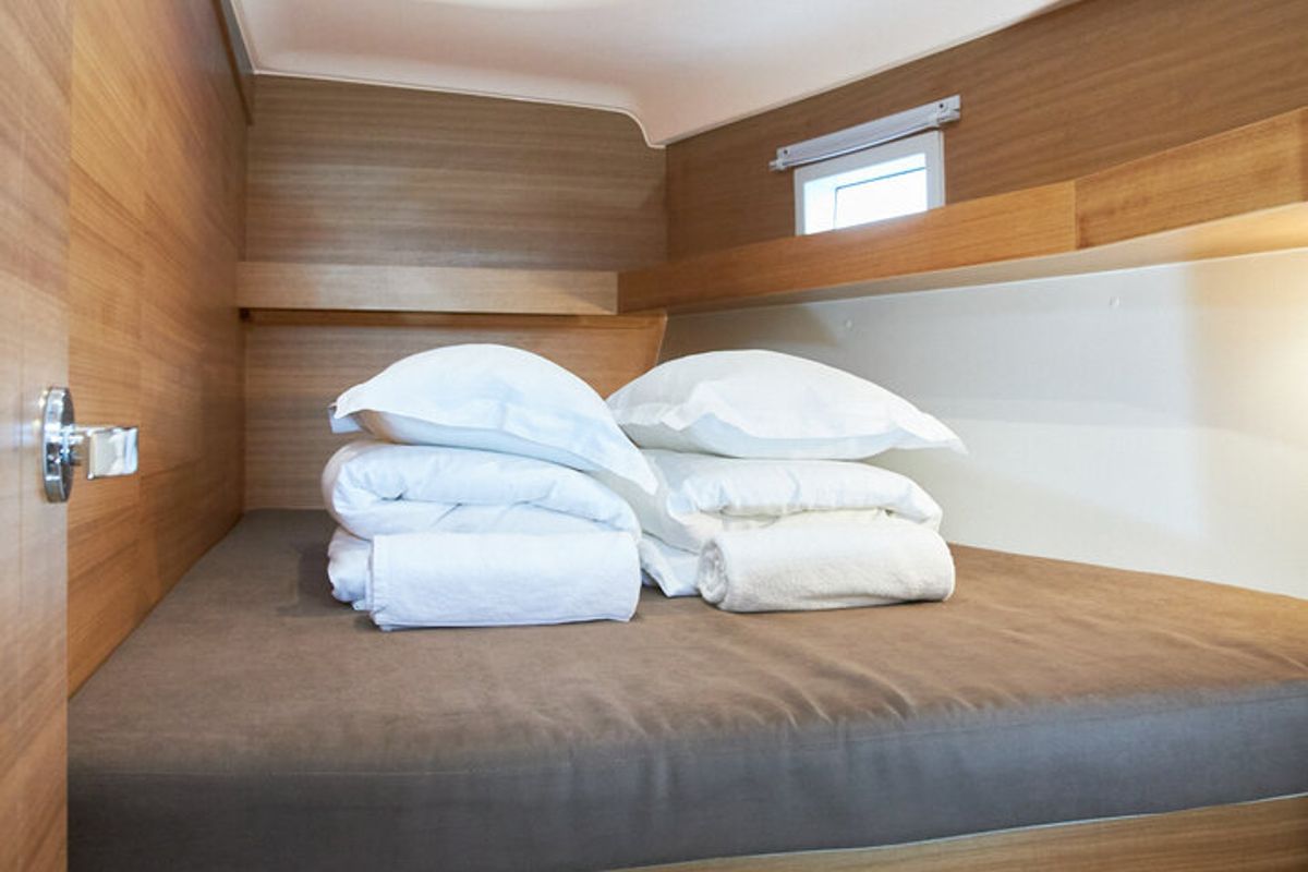 Cabin on Lija, a Elan Impression 50.1 sailboat at Grad Kaštela, Croatia