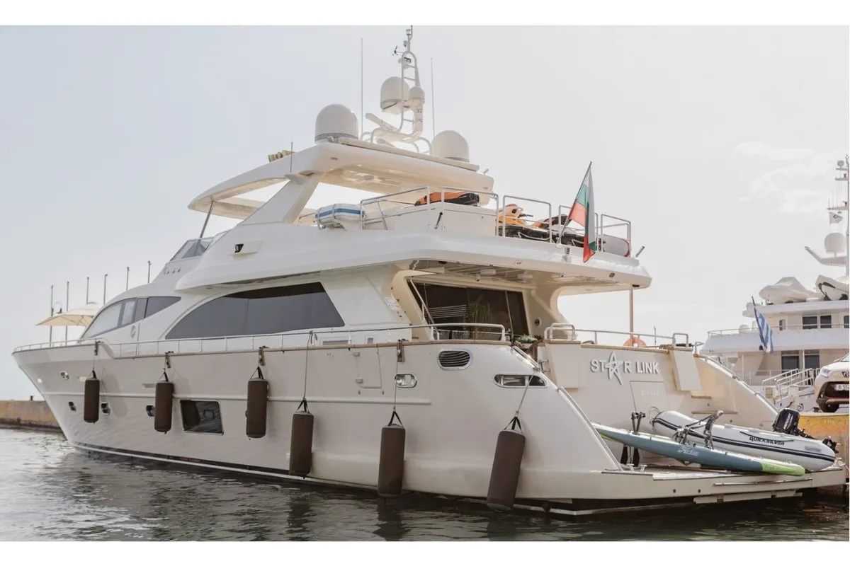 Star Link, a Falcon Yachts Falcon 90 yacht at Athens, Greece