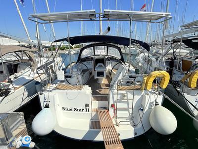 Deck of Blue Star II, a Beneteau Oceanis 43 sailboat at Općina Sukošan, Croatia