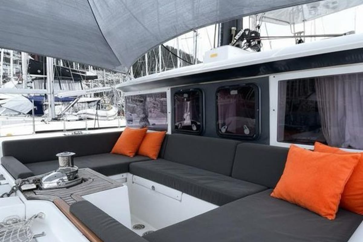 Loft, a catamaran at Fethiye, Turkey