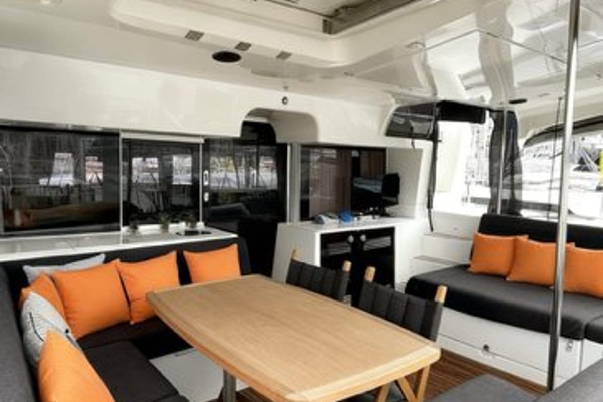 Loft, a catamaran at Fethiye, Turkey