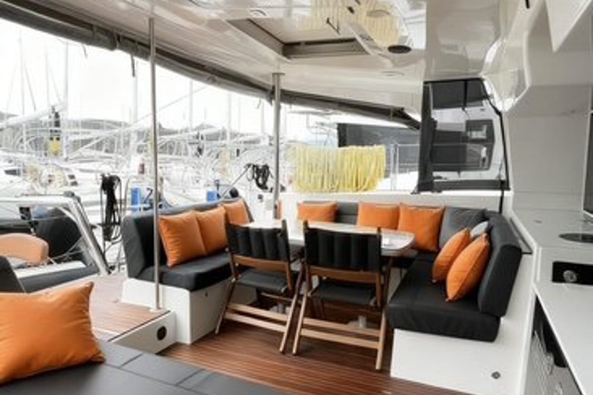 Loft, a catamaran at Fethiye, Turkey