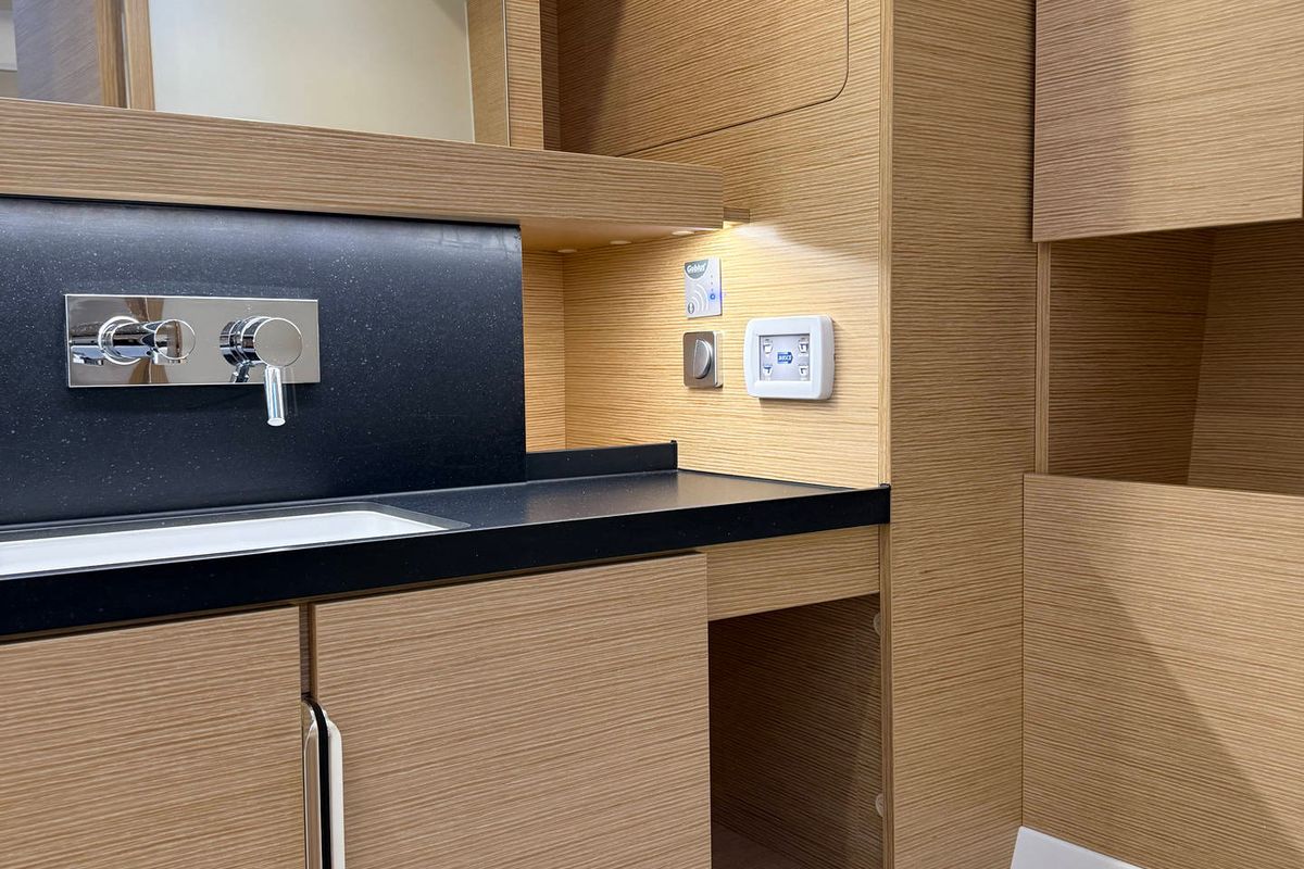Galley of Amari, a Hanse Yachts Hanse 460 sailboat at Općina Rogoznica, Croatia
