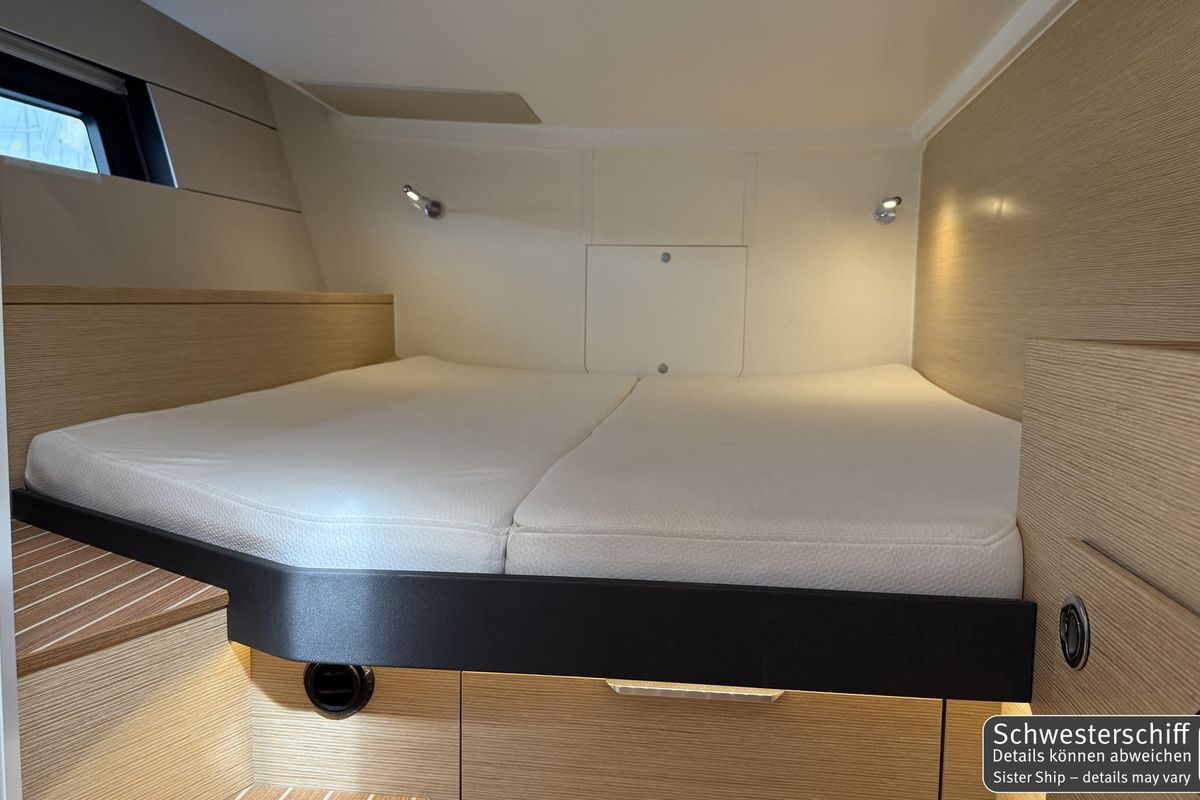 Cabin on Amari, a Hanse Yachts Hanse 460 sailboat at Općina Rogoznica, Croatia