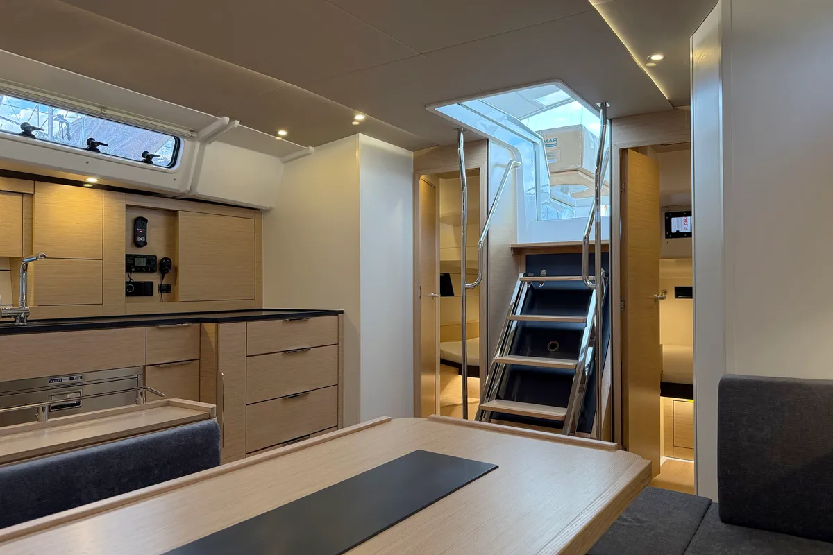 Salon of Amari, a Hanse Yachts Hanse 460 sailboat at Općina Rogoznica, Croatia