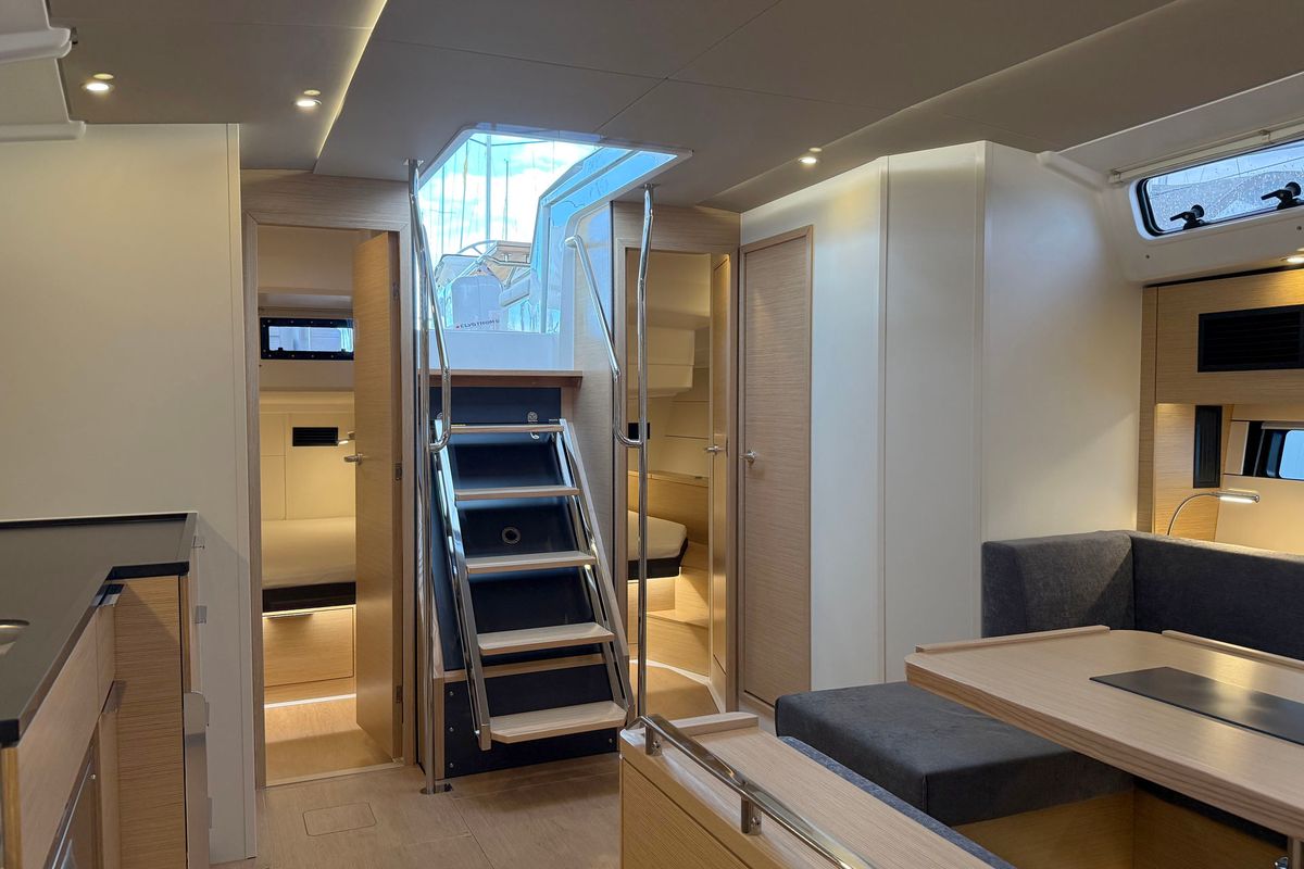 Salon of Amari, a Hanse Yachts Hanse 460 sailboat at Općina Rogoznica, Croatia
