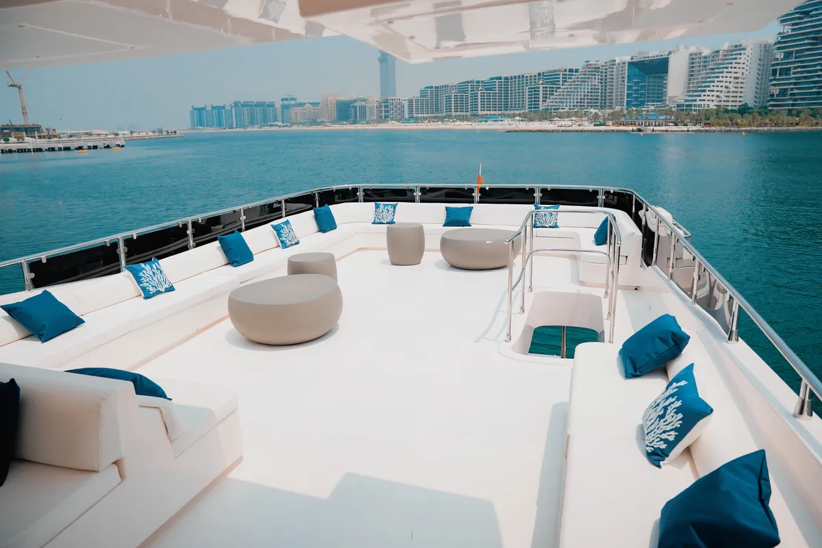 X35, a Luxury Luxury Motor Yacht yacht at Dubai Harbour, United Arab Emirates