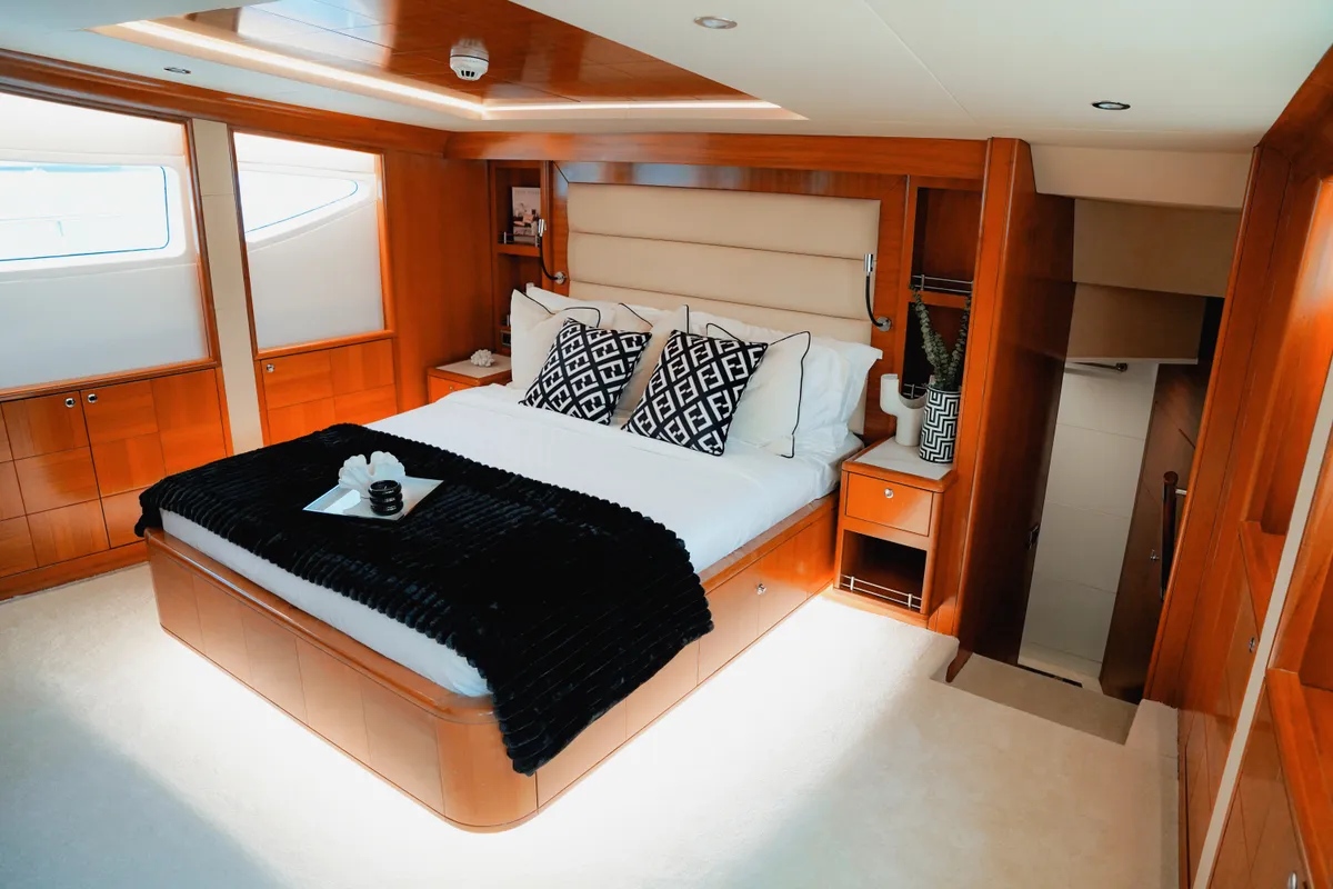 X35, a Luxury Luxury Motor Yacht yacht at Dubai Harbour, United Arab Emirates