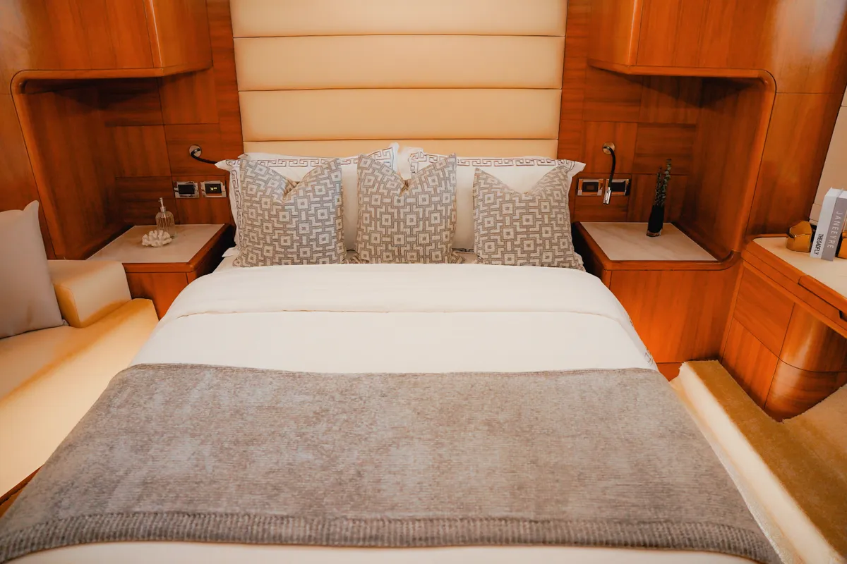 X35, a Luxury Luxury Motor Yacht yacht at Dubai Harbour, United Arab Emirates