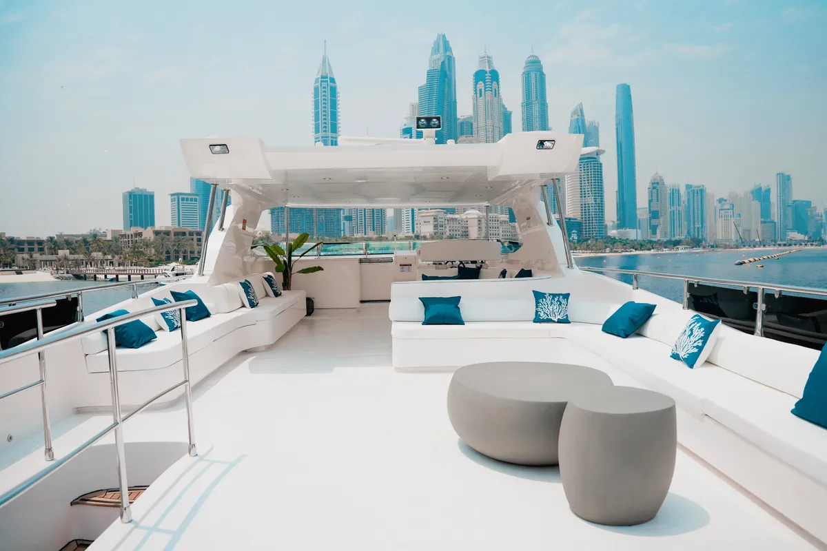 X35, a Luxury Luxury Motor Yacht yacht at Dubai Harbour, United Arab Emirates