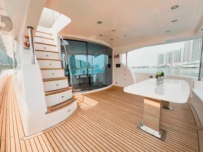 X35, a Luxury Luxury Motor Yacht yacht at Dubai Harbour, United Arab Emirates