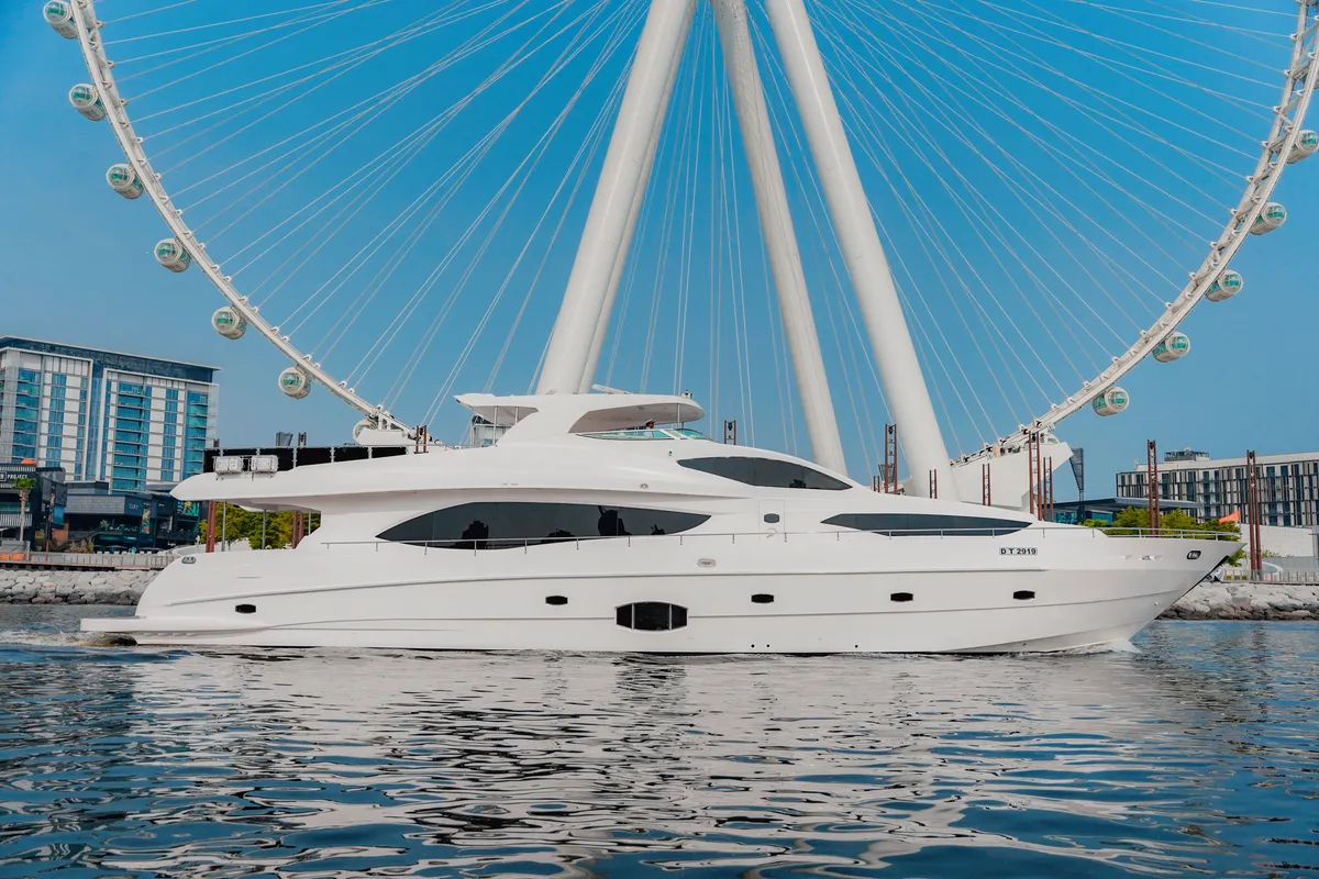X35, a Luxury Luxury Motor Yacht yacht at Dubai Harbour, United Arab Emirates
