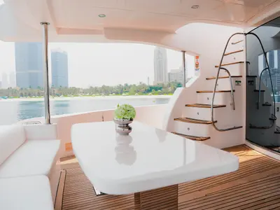 X35, a Luxury Luxury Motor Yacht yacht at Dubai Harbour, United Arab Emirates