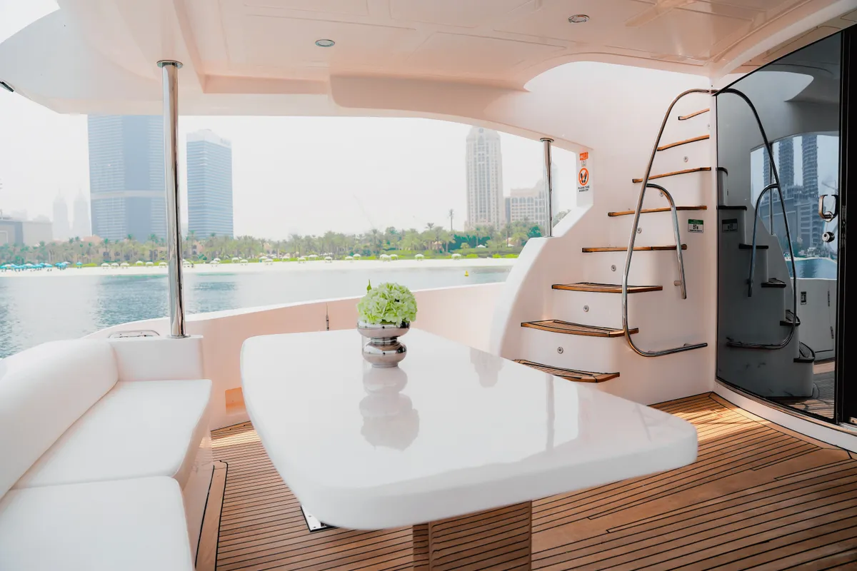 X35, a Luxury Luxury Motor Yacht yacht at Dubai Harbour, United Arab Emirates