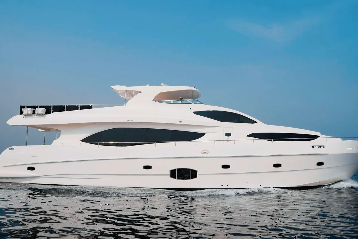 X35, a Luxury Luxury Motor Yacht yacht at Dubai Harbour, United Arab Emirates