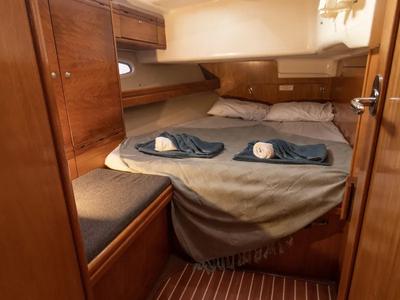 Cabin on Paolo, a Bavaria 50 sailboat at Municipal Unit of Lefkada, Greece