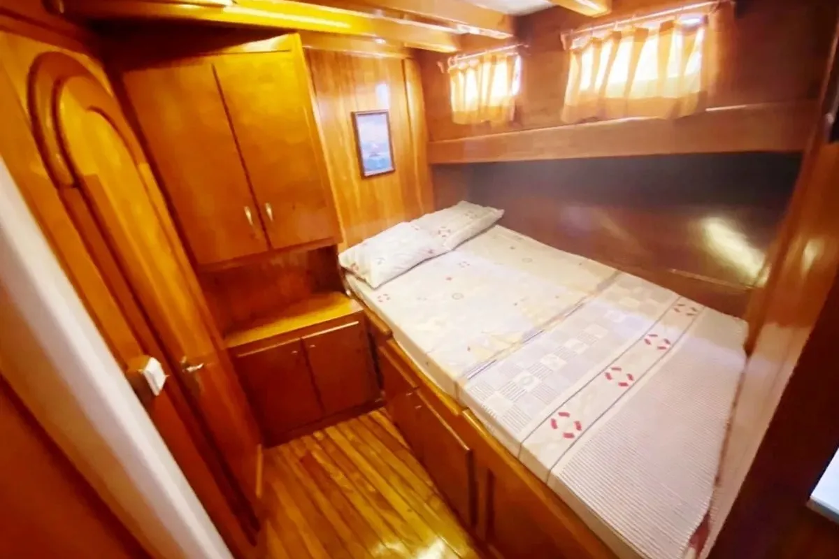 Cabin on ARİF Kaptan, a Gulet Gulet gulet at Demre, Turkey