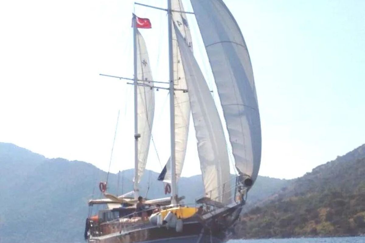 Exterior view of ARİF Kaptan, a Gulet Gulet gulet at Demre, Turkey