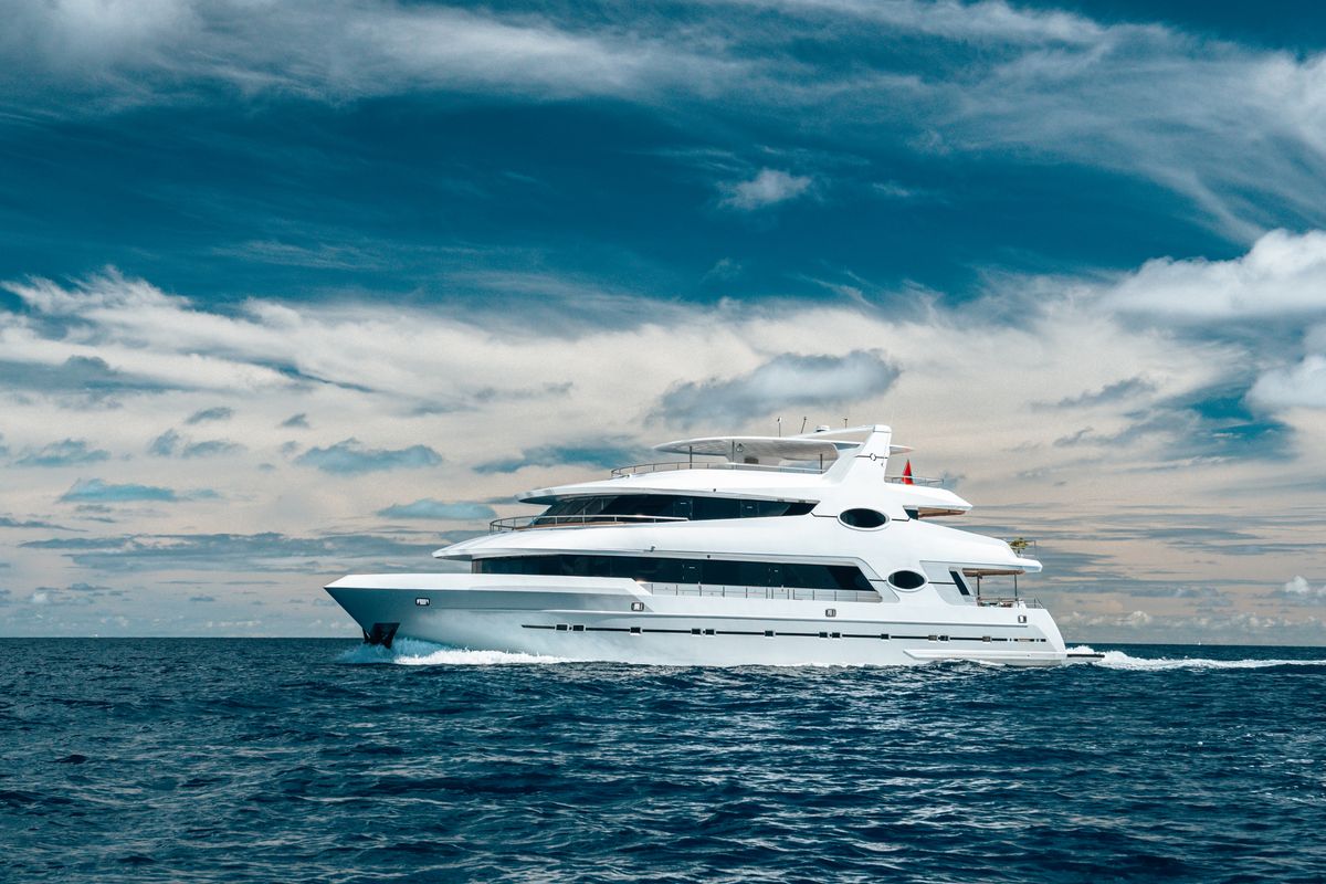 Exterior view of Alice, a Gulet Luxury Motor Yacht yacht at Malé, Maldives