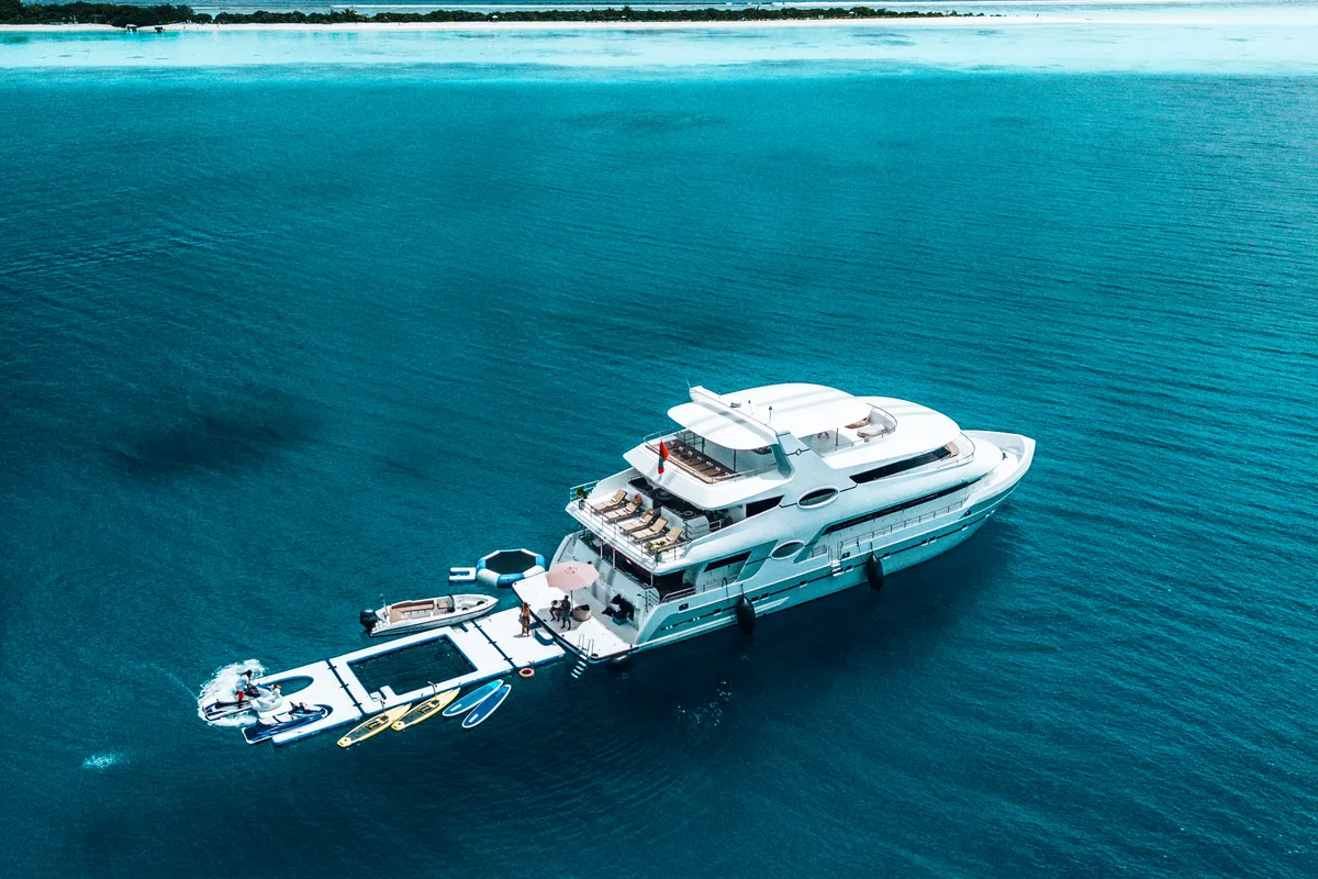 Exterior view of Alice, a Gulet Luxury Motor Yacht yacht at Malé, Maldives