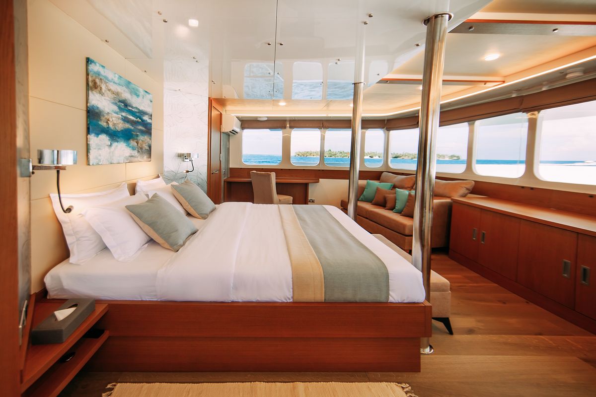 Cabin on Alice, a Gulet Luxury Motor Yacht yacht at Malé, Maldives