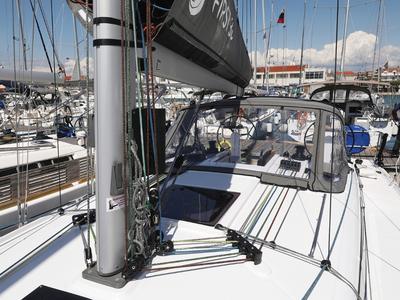 Deck of Mana, a Beneteau First 36 sailboat at Grad Biograd na Moru, Croatia