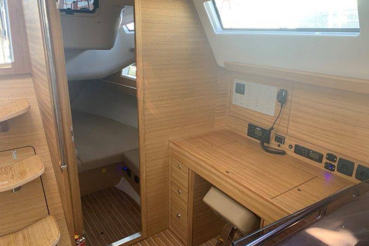 Cabin on Lena, a Elan Impression 45.1 sailboat at Grad Pula, Croatia