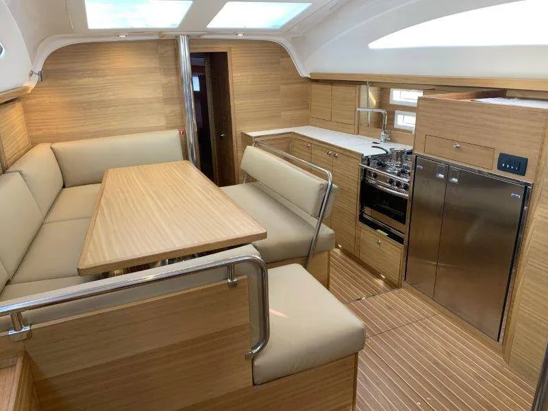 Salon of Lena, a Elan Impression 45.1 sailboat at Grad Pula, Croatia