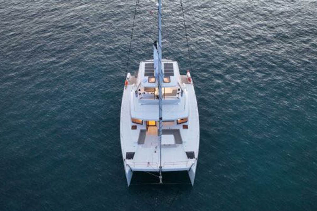 Maravela, a Bali 5.4 catamaran at Road Town, British Virgin Islands