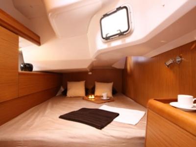 Cabin on Istra, a Jeanneau Sun Odyssey 44i sailboat at Pirovac, Croatia