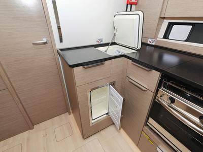 Galley of Infinity, a Hanse Yachts Hanse 460 sailboat at Općina Sukošan, Croatia