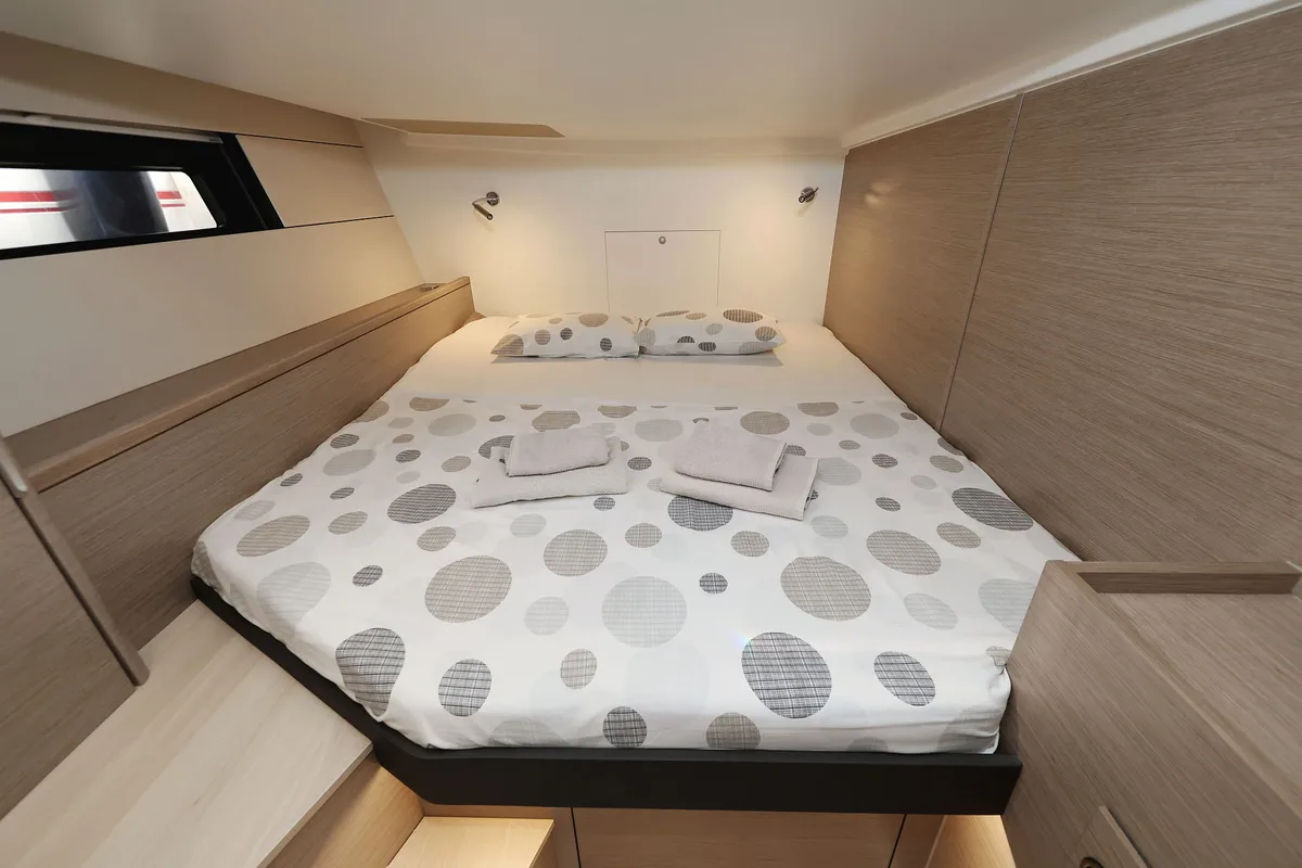 Cabin on Infinity, a Hanse Yachts Hanse 460 sailboat at Općina Sukošan, Croatia