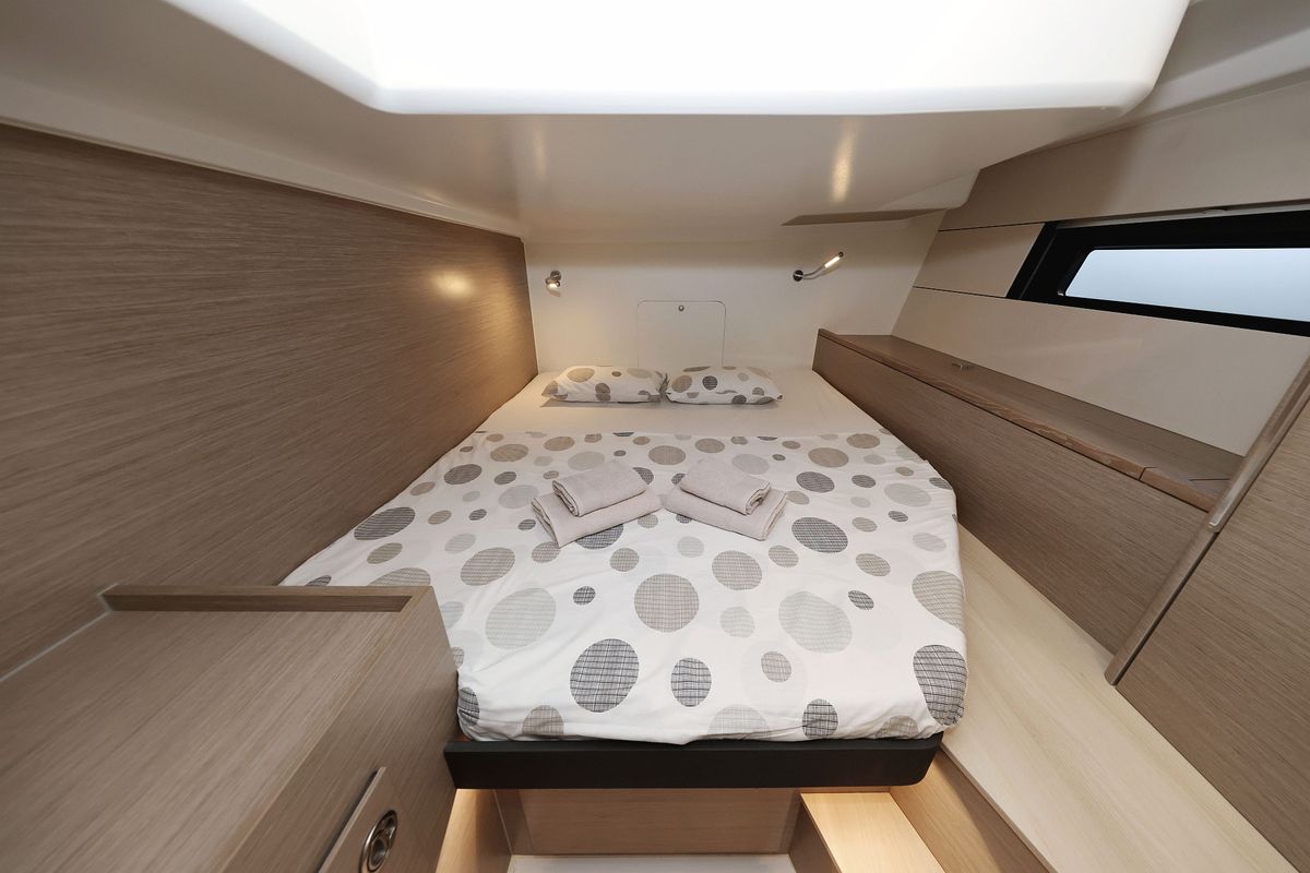 Cabin on Infinity, a Hanse Yachts Hanse 460 sailboat at Općina Sukošan, Croatia