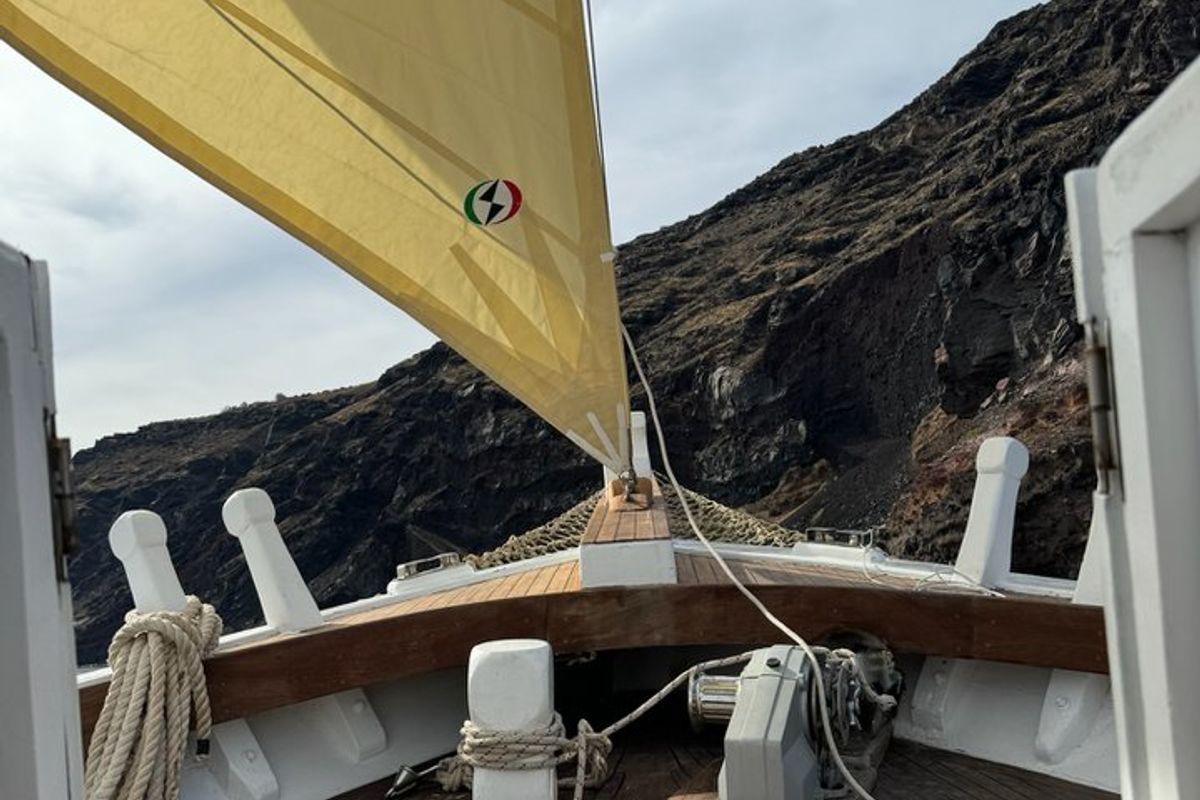 Kymatia, a Custom Made Trehandiri sailboat at Thira Municipal Unit, Greece