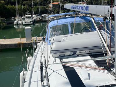 Cadence, a Beneteau Oceanis 46.1 sailboat at Dubrovnik, Croatia